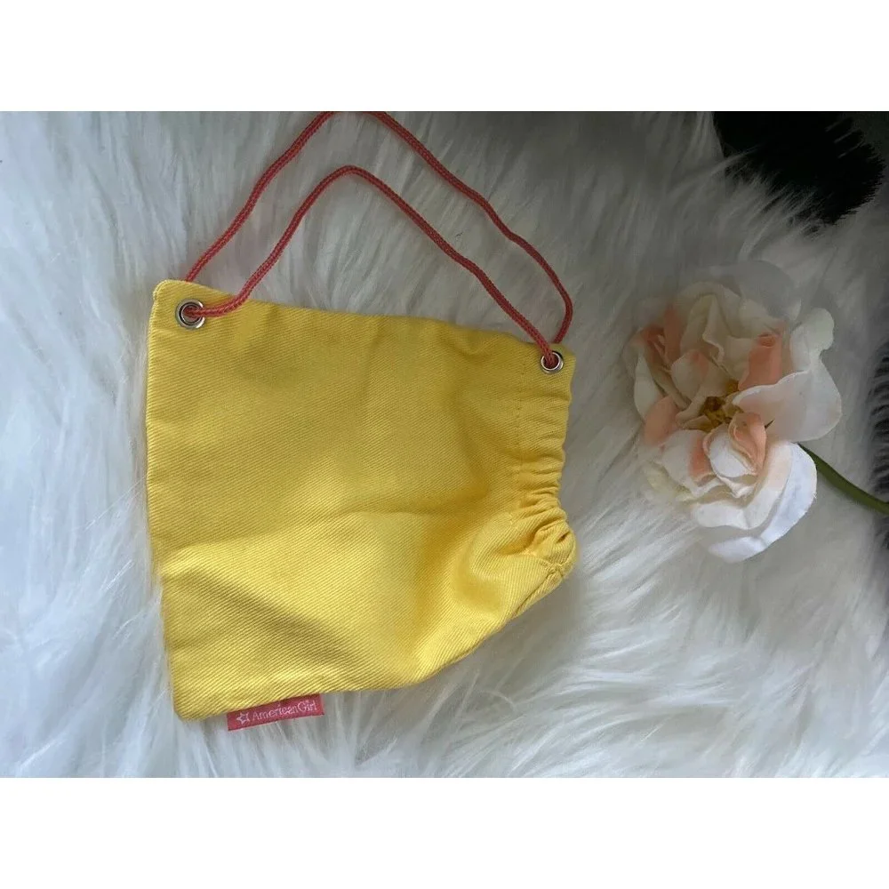 American Girl Battat OG Doll Retired Accessory Yellow Backpack for Dolls 16